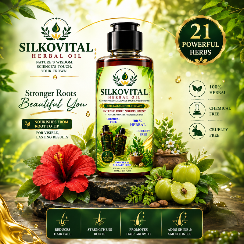 SILKOVITAL HERBAL HAIR OIL