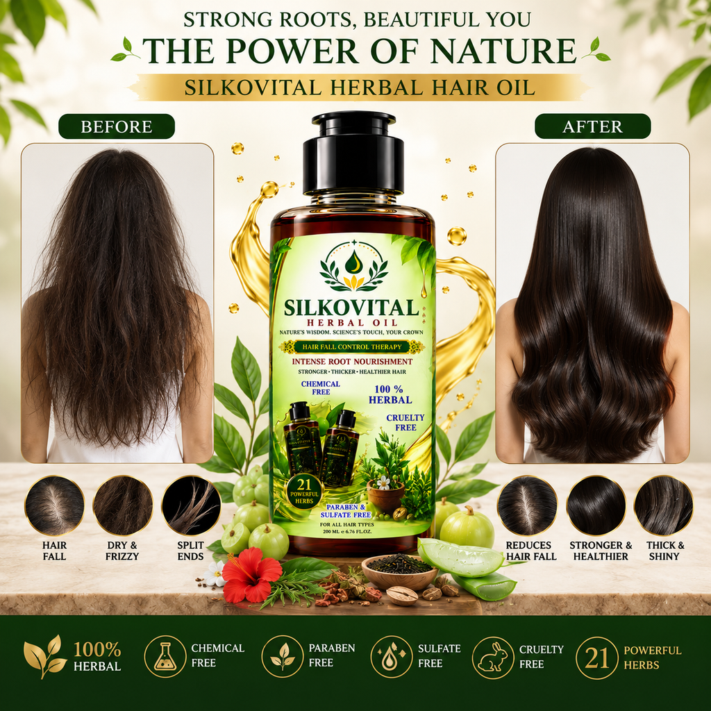 SILKOVITAL HERBAL HAIR OIL