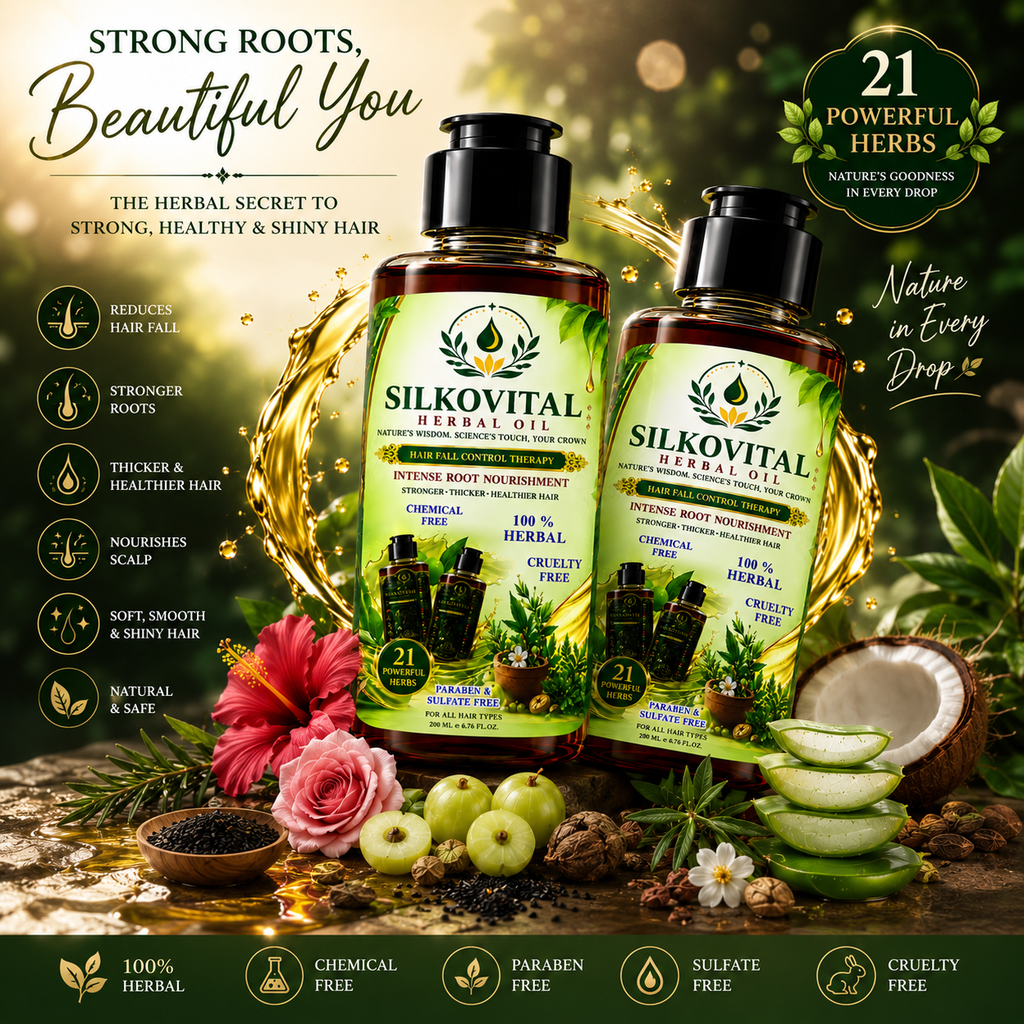 SILKOVITAL HERBAL HAIR OIL
